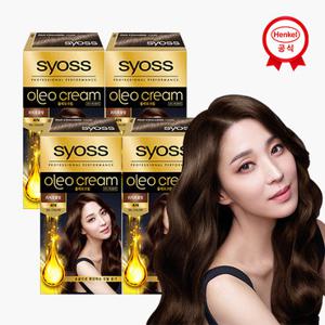 사이오스 올레오 새치염색약 x4개 4N 리치초콜릿_염색키트x4개