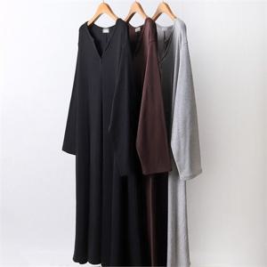 [강물처럼]빅사이즈사랑해요 F828L112 망고앞트임기모원피스 RA