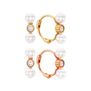 [제메이스] 14K 쁘띠 진주 원터치 귀걸이