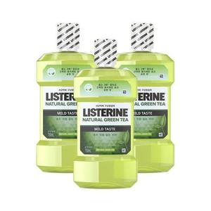[리스테린] 내추럴 그린티 마일드 750ml x 3개