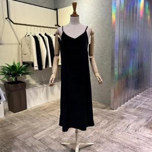 [ab.f.z]AOZ1HO311_뷔스티에 벨벳 롱 원피스