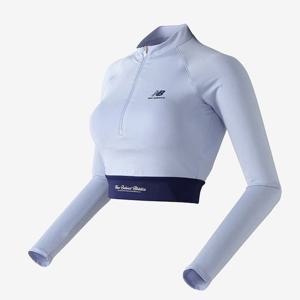 뉴발란스 여성 크롭 반집업 래쉬가드 NBMDD3W622-51