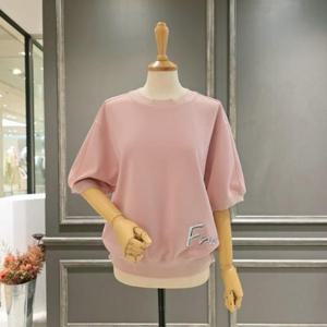 [아니베에프]A53WTS530_스팽글 포인트 루즈핏 티