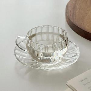 아트박스/니코트 [내열유리]니코트 플리츠 찻잔 커피잔 세트