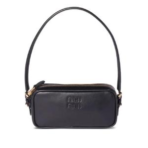 미우미우 로고 디테일 레더 미니 백 5NE024AF8W