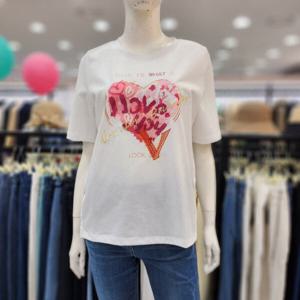 [조이너스]여성 브랜드 24신상 라운드 면 반팔 이너 티셔츠JEU4W