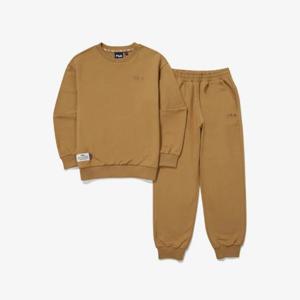 휠라키즈트레이닝세트 KQC FK2FSG3102X-LBR 베이직 조거 상하세트