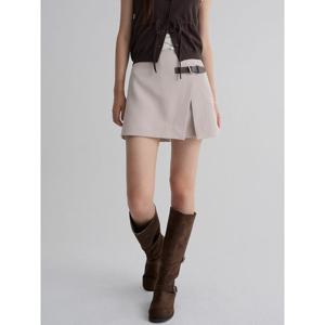 (325927LY5A) [에잇세컨즈] 비조 미니 스커트 팬츠  베이지