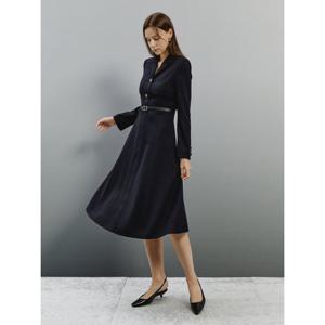 [아이잗컬렉션(피)]테일러링 벨티드 플레어 드레스 CR9A0OP811