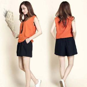 기본 마반바지 린넨팬츠 여자 베이직 팬츠 데일리룩