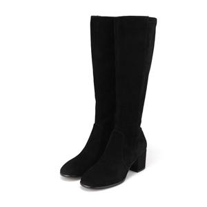 [25FW 신상] 바바라 양가죽 스웨이드 여성 롱부츠 5cm_BBI871BK
