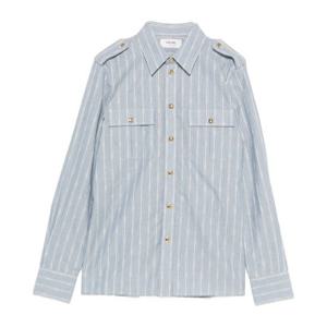 셀린느 프론트 버튼 스트라이프 셔츠 RC0620551 07IA