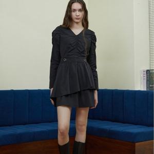 [에고이스트] 언발란스 프릴 미니원피스 ER4WO961