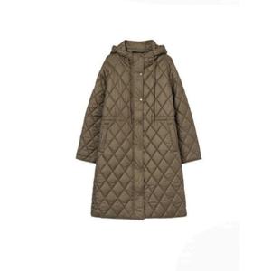 [올리브데올리브]후드넥 퀼팅 롱패딩(OP5WMA15-DG-EL)