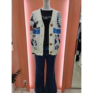 [수스]고양이자가드 가디건 S254BKTA52_US