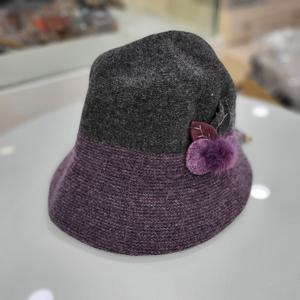 [크로커다일레이디]컬러배색이  벙거지모자CLDWH102-GY_BP