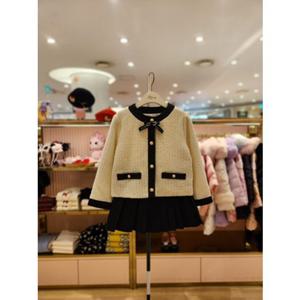 프렌치캣5 주니어세트 아이보리트위드자켓 스커터 (T55KAK030AS020)
