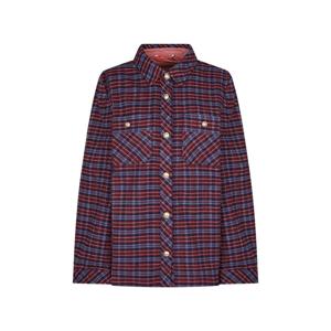 크로커다일레이디 기모 금장단추 체크셔츠_CLEWBL203