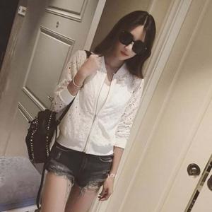 집업 점퍼 썸머점퍼 여름점퍼 LC13200 레이스 숏점퍼