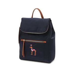 [헤지스]헤지스 네이비 자수장식 나일론 백팩 WIBA4F063N2