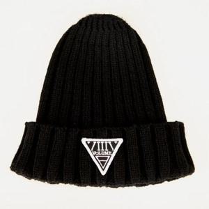 EV INVERTED TRIANGLE LOGO BEENIE(BLACK)