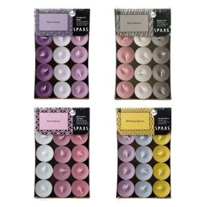 [캔들조이]티라이트 향초 30개 다색 종이팩 SPAAS