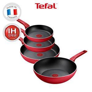 테팔 인덕션 티타늄2X 데일리 엑스퍼트 4종(팬20+24+28+웍28)