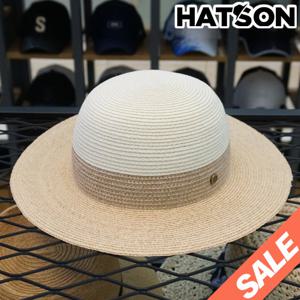 [햇츠온]브랜드 여름 여성 플로피햇 밀짚 햇 모자 J2SB231NA AD