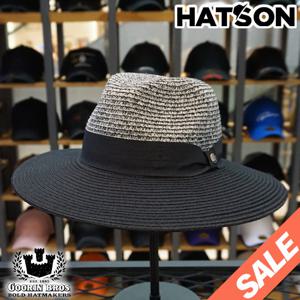 [햇츠온]브랜드 여름 여성 플로피햇 밀짚 비치모자 J2GO204BK AD