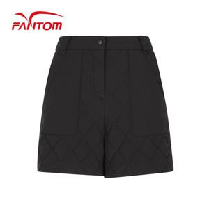 [팬텀] 여성 퀼팅 패딩 반바지 221C3PS369_BK