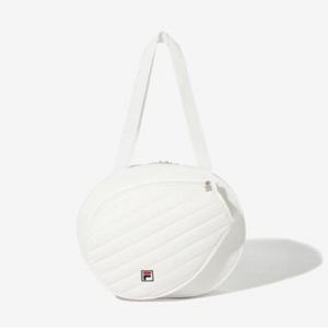 [FILA] 퀼팅 라운드 라켓백 (FS3BCF5206X_OWH)