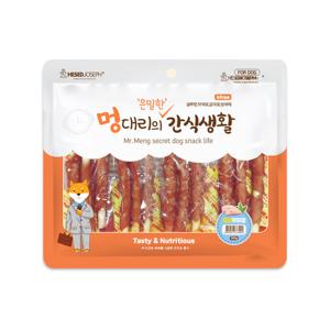 멍대리 강아지 간식 대용량 져키 사사미 300g - 오리우유껌