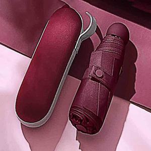 양산 초경량우산 캡슐형 캡슐양산 레드 5단 우산