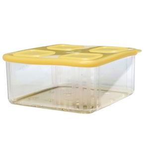 타파웨어 밀폐용기 반찬통 냉장고 용기 노랑 1040ml