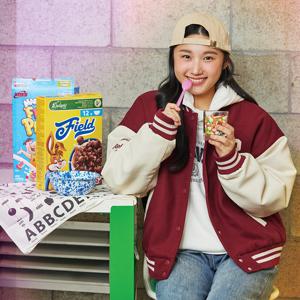 [소이] 여자 겨울이월 와인울라이크 바시티패딩점퍼(24W0158)