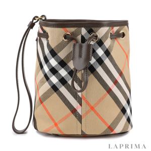 라프리마 버버리 체크 드로스트링 파우치 8093916