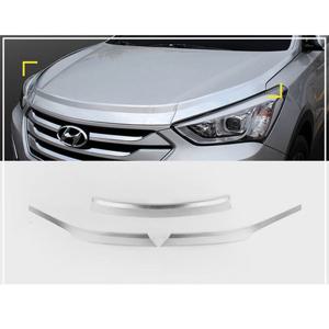 (본넷 몰딩) 2012이후 싼타페DM 크롬 본네트가드