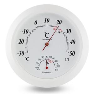 화성 원형 아날로그 온습도계 N-230/230x230x45mm (