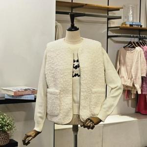 [반에이크]VB4YVTMD01Z_퍼 집업 베스트