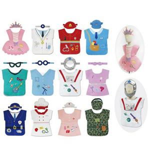 역할놀이 직업옷과 모자 12종 MC4031