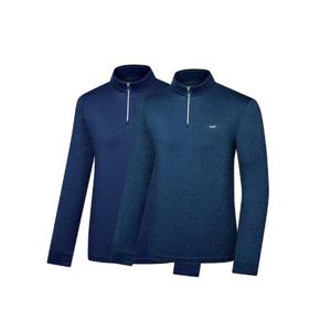 비티알 MG01 BTR 남성 봄 멜란지 베이직 집업 티셔츠 BTT0437M