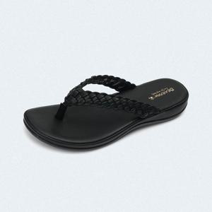 [베어파우] ABEL 블랙 쿠션 여성쪼리 K2966001RB-W