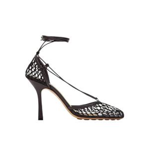 보테가 베네타 스트레치 레이스업 샌들 블랙 651388VBSD31000