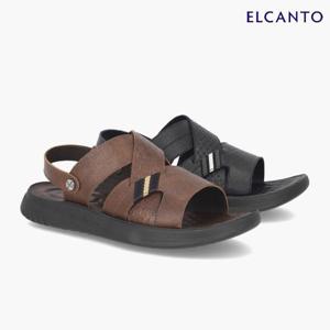 엘칸토  (LCMW03U326) 남성 소가죽 메쉬 엠보 투웨이 샌들 3cm