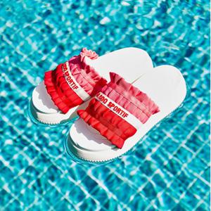 르꼬끄 공용 슬리퍼 러플 슬라이드 QQ222LSD41