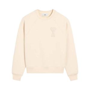 AMI Paris 아미 드 꾀흐 패치 스웨트셔츠 H25USW055747
