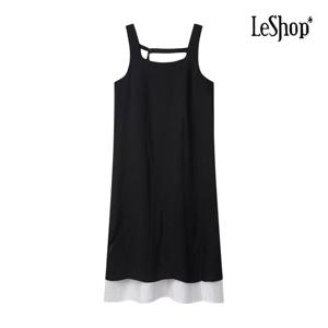 [르샵]모노 시크 배색 원피스 (BP6OP050A)