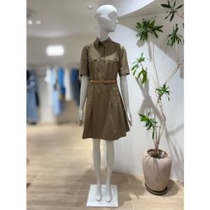 [ZOOC] 셔츠 카라 A라인 원피스 (Z252MSE031)