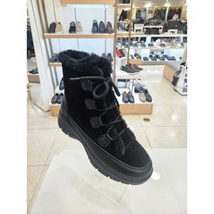 [탠디]4CM키높이쿠션창 하이탑 워커털부츠X24519BLACK_CI_BP