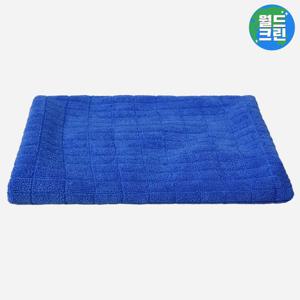 월드크린 극세사 바둑 크리너 고중량 세차 타월 40x60 블루 차량용 자동차
